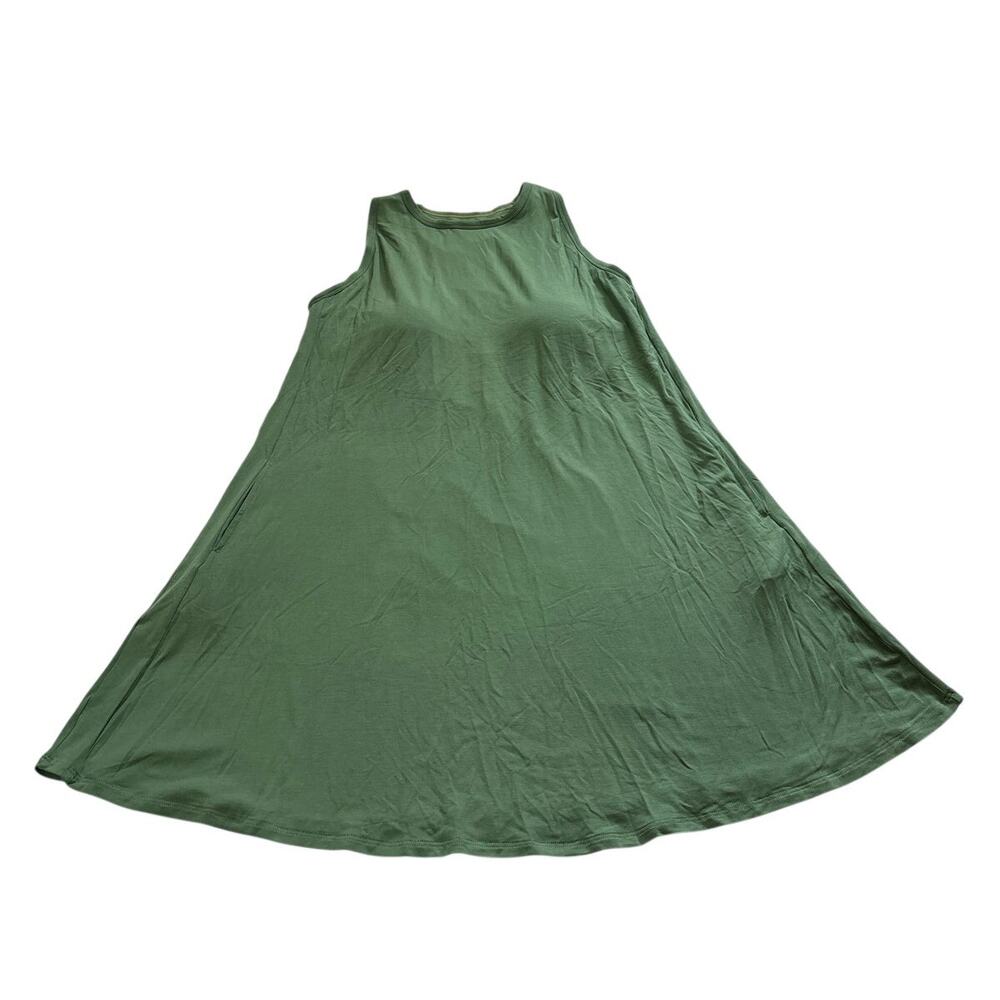 Shebird Womens 7 XL The Tunic Tank Dress Built-in Bra Pockets Comfy Soft Daywear